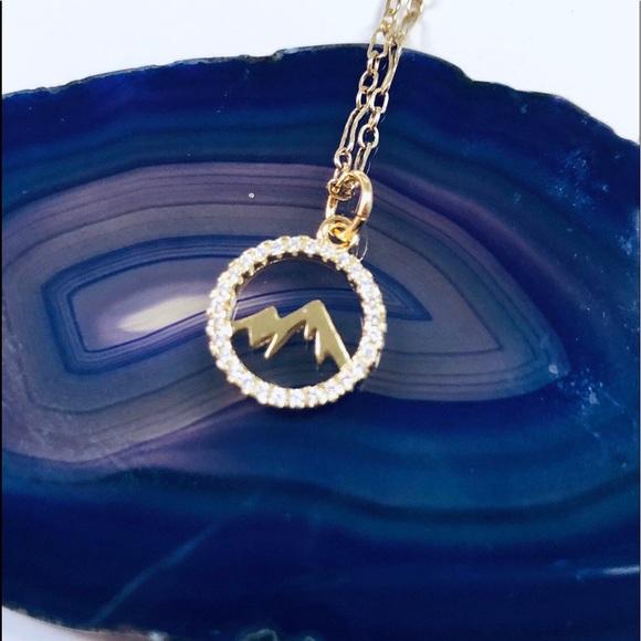 Mountain Necklace, Wanderlust ,Nature, Minimalist - Picture 3 of 10
